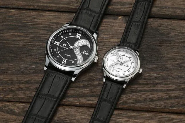 TIANNBU Couples Watch with Opposing Faces