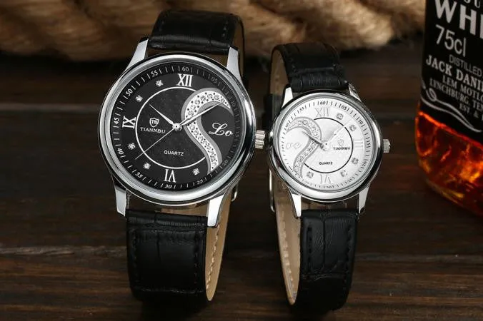 TIANNBU Couples Watch with Opposing Faces