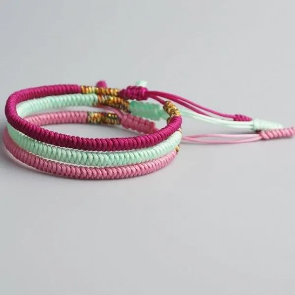 Tibetan Buddhist Good Lucky Charm Bracelets & Bangles