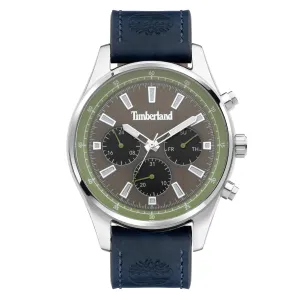 Timberland Demarest Black leather strap Men's watch