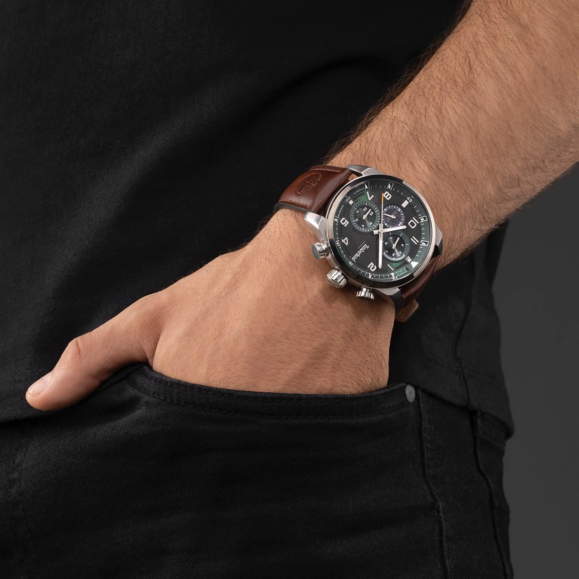 Timberland Henniker II Green dial Multifunction Men's watch