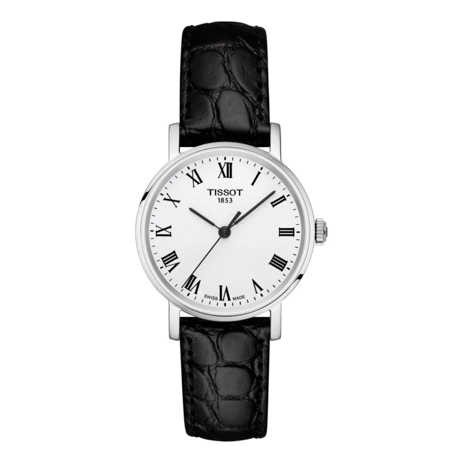 Tissot 15mm Every Time Black Leather Strap