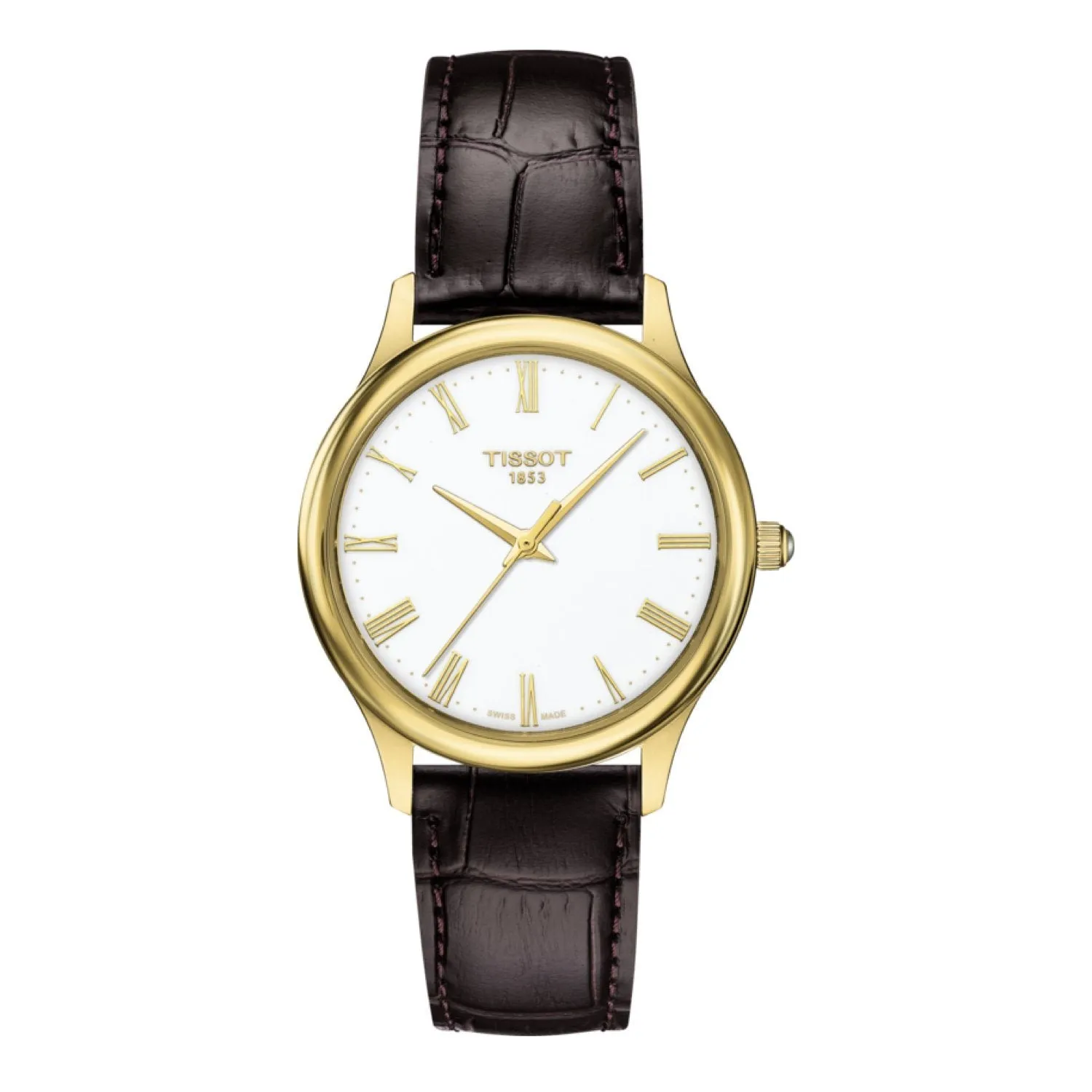 Tissot 16mm Excellence Brown Leather Strap