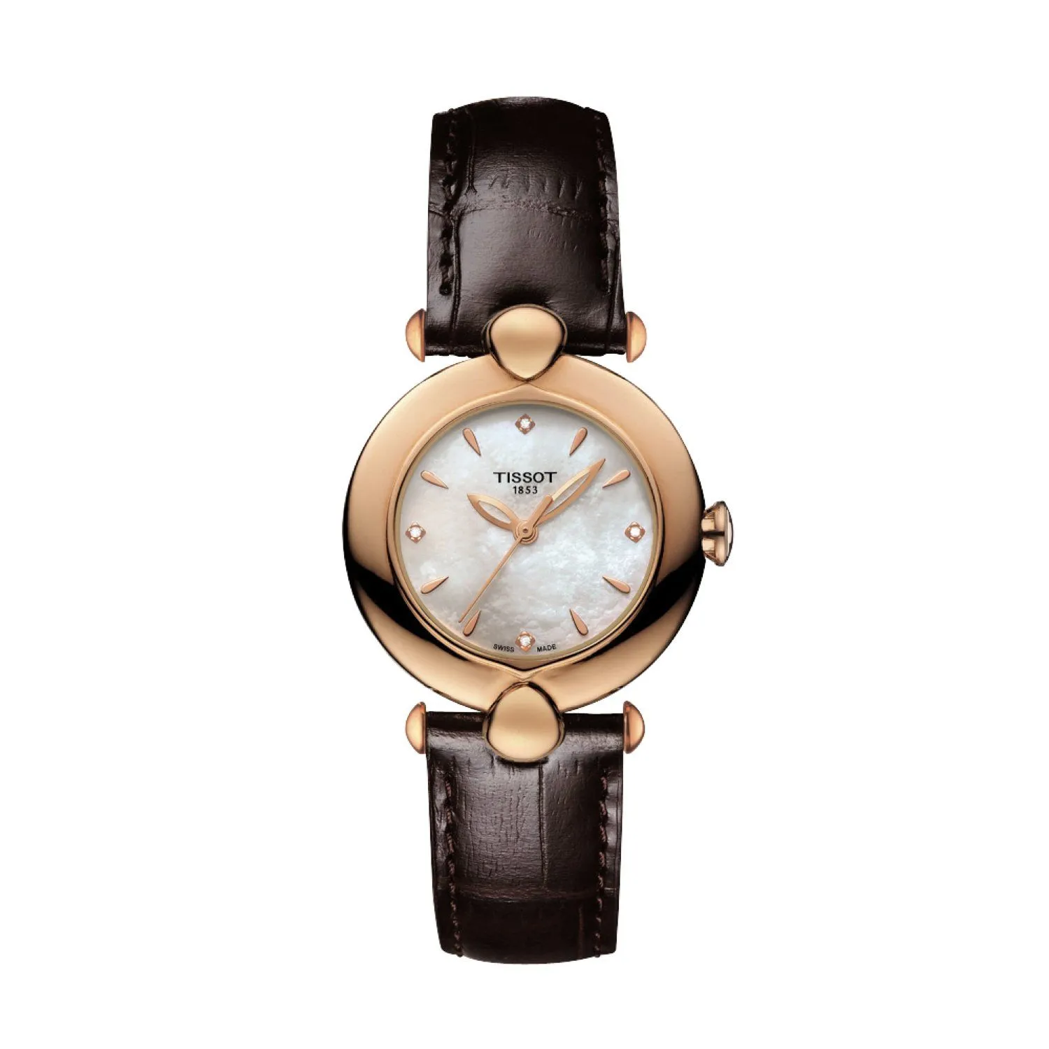 Tissot 16mm Pretty Brown Leather Strap without Buckle