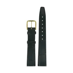Tissot 17mm Reader's Digest Black Leather Strap