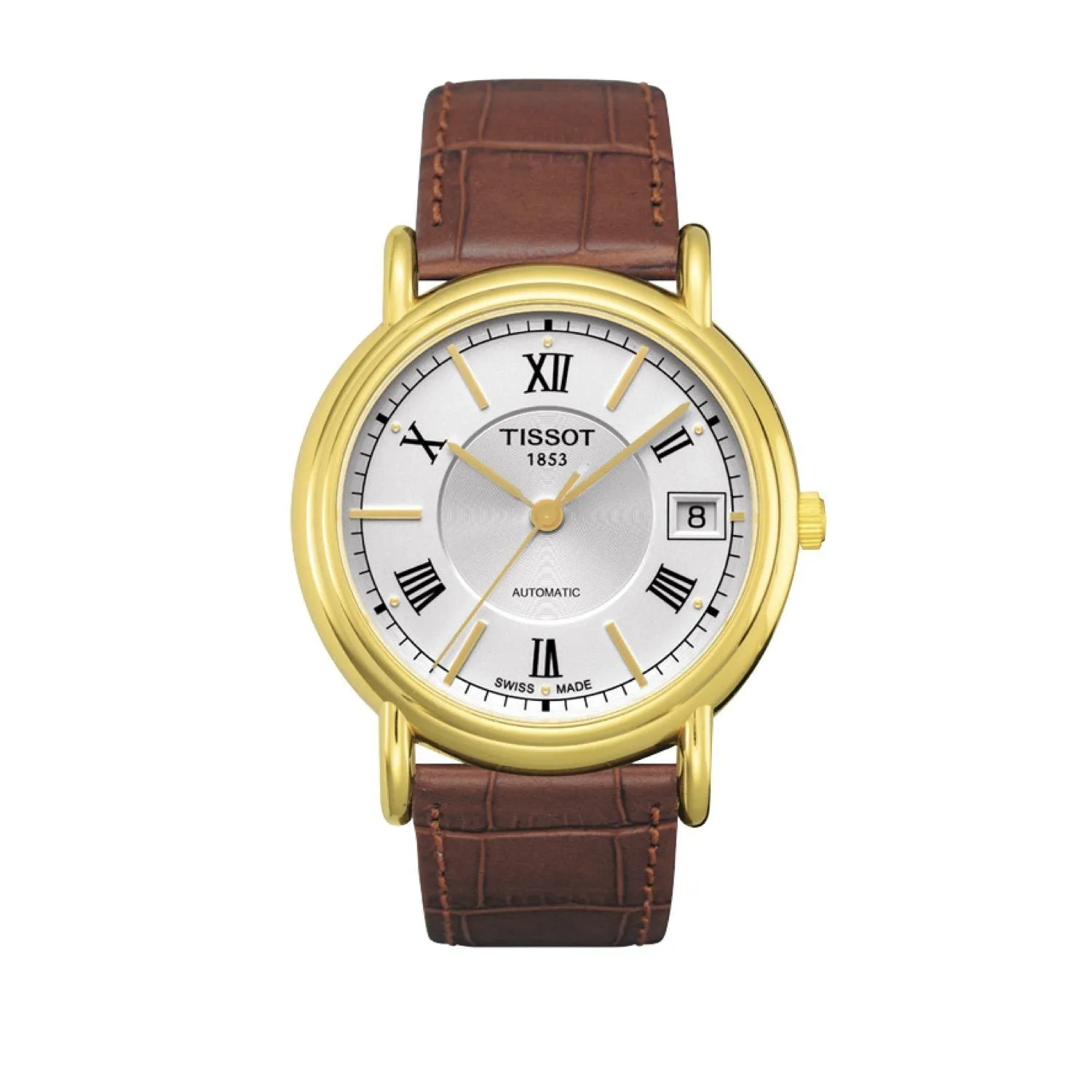 Tissot 18mm Carson Brown Leather Strap