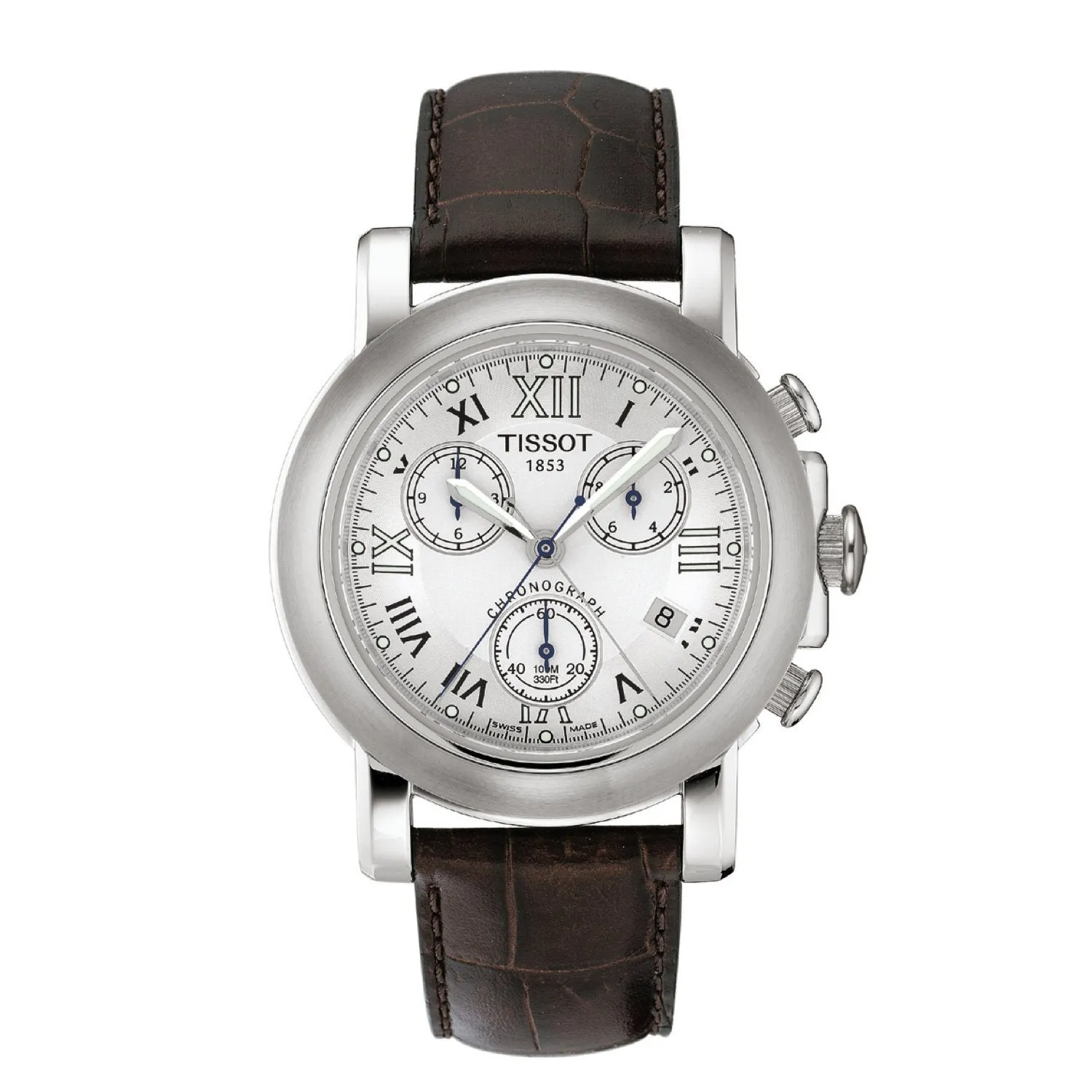 Tissot 20mm T-Lord Brown Leather Strap