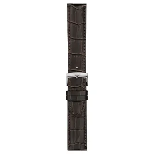 Tissot 21mm Every Time Brown Leather Strap