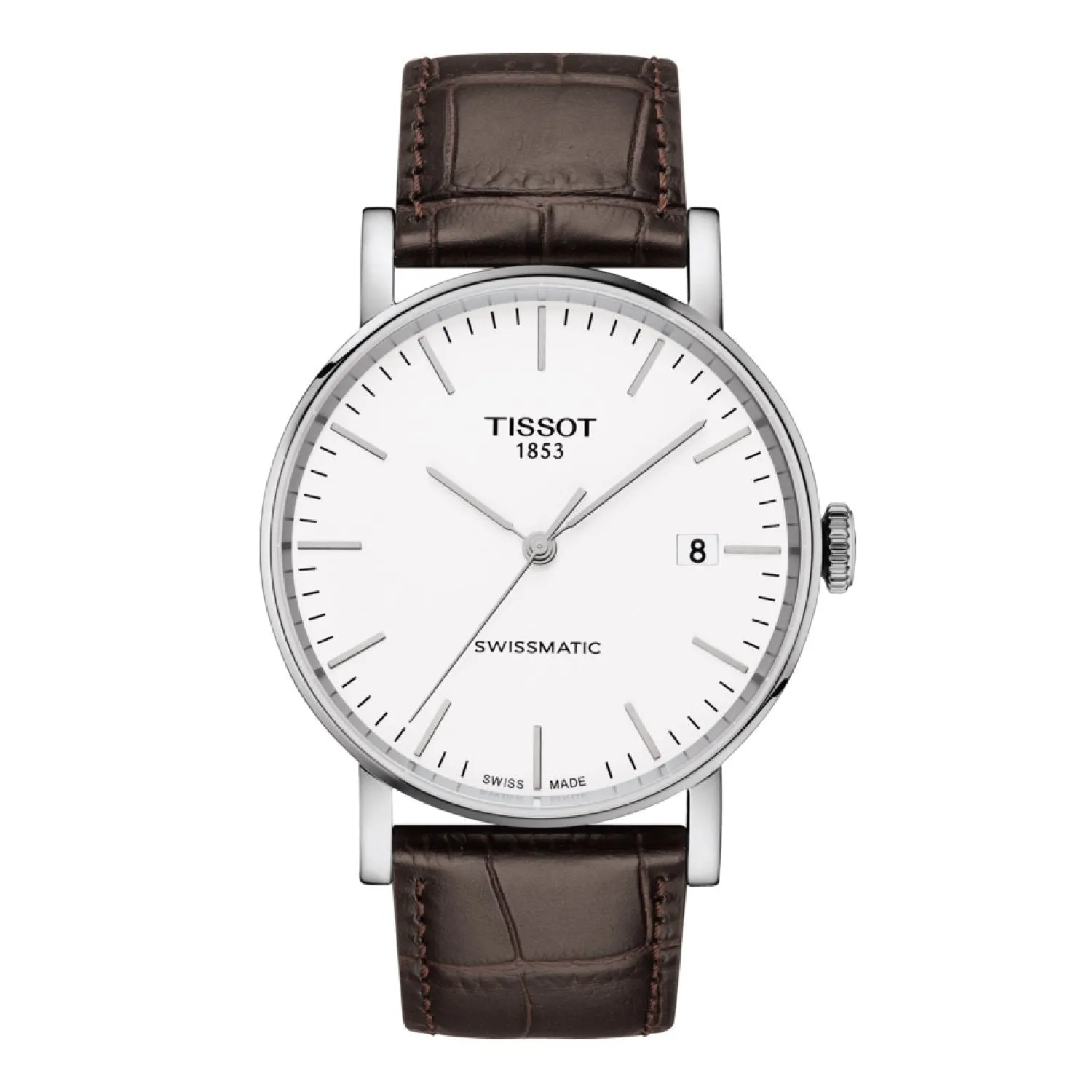 Tissot 21mm Every Time Brown Leather Strap