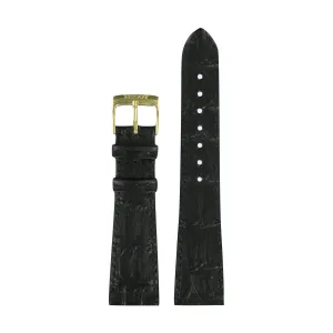 Tissot 21mm New Helvetia Black Leather Strap