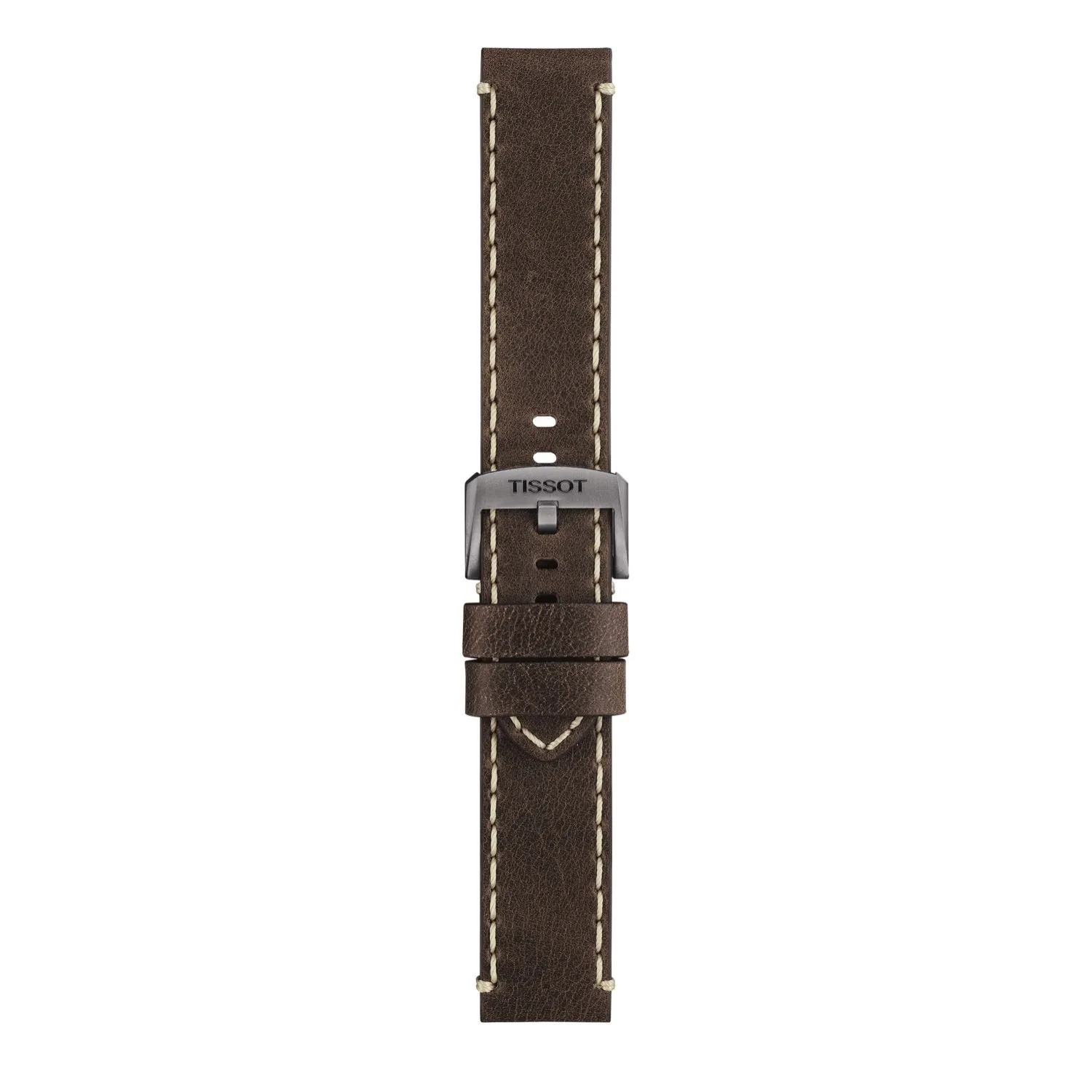 Tissot 22mm Chrono XL Brown Leather Strap