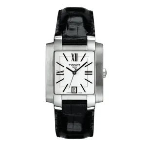 Tissot 22mm PRS 516 Black leather XL strap without buckle