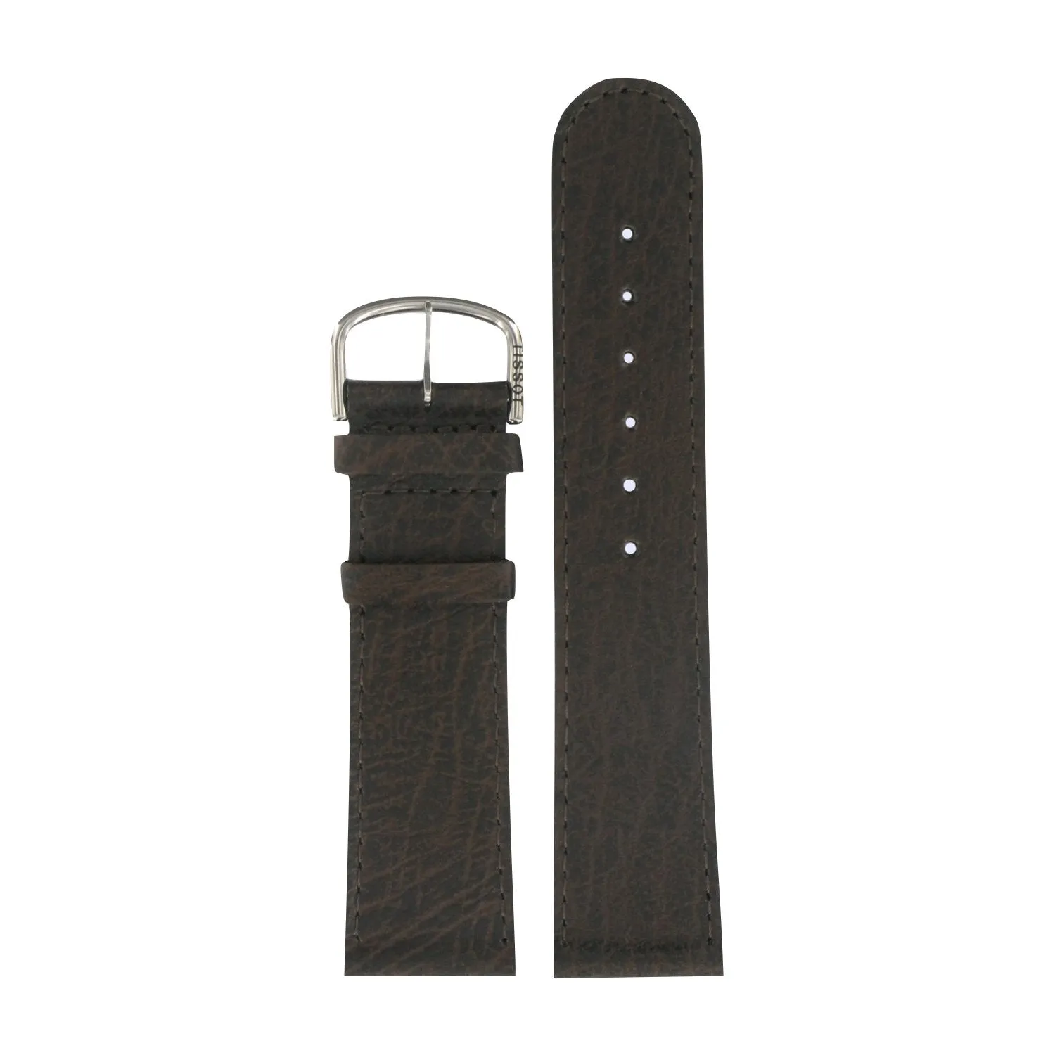 Tissot 22mm Two Timer Brown Leather Strap
