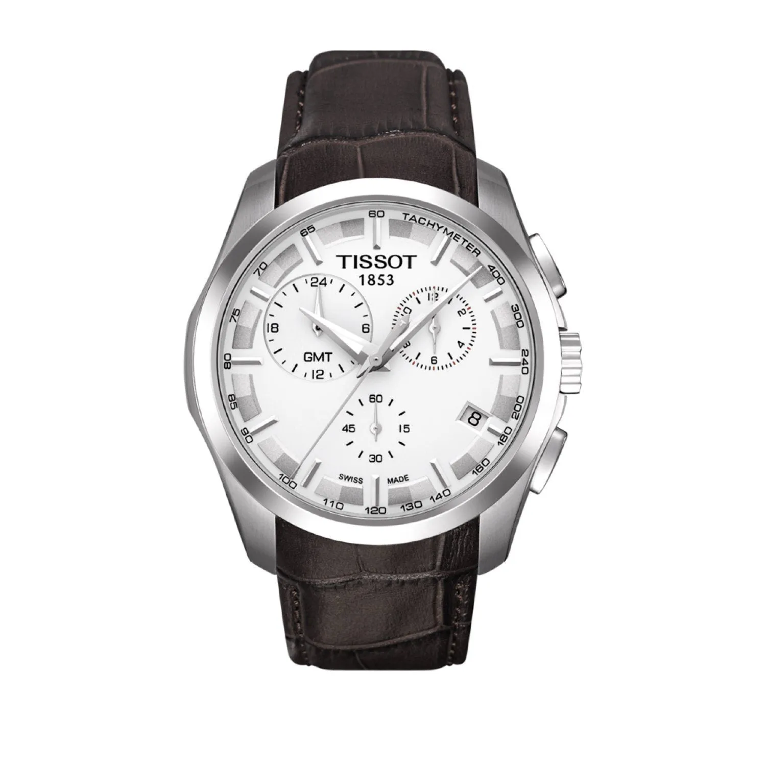 Tissot 23mm Couturier Brown Leather Strap without Buckle