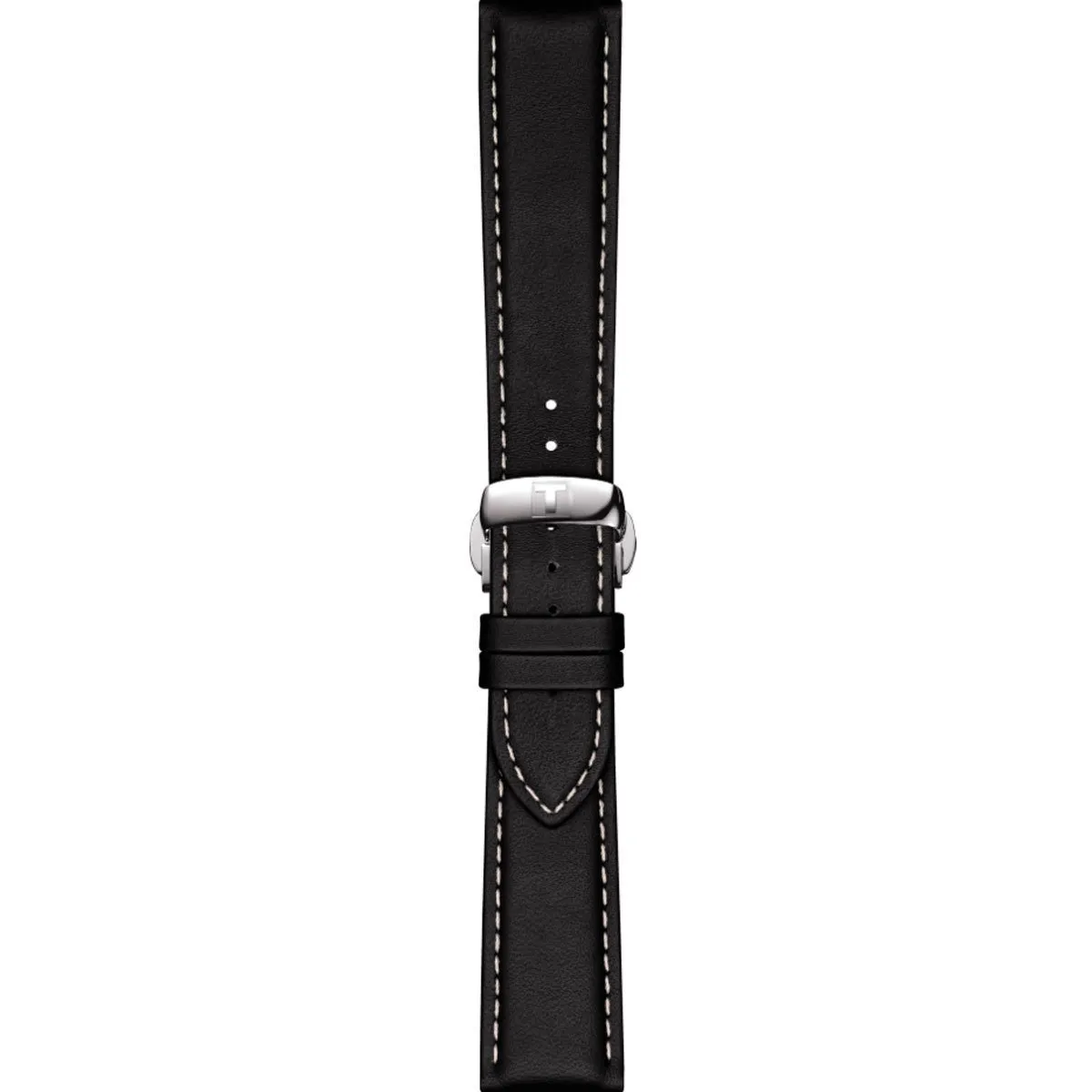 TISSOT GENTLEMAN POWERMATIC 80 SILICIUM 21MM BLACK LEATHER BAND