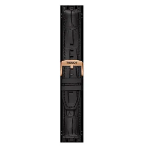 Tissot Leather Calfskin Black Watch Strap 20mm T603044205