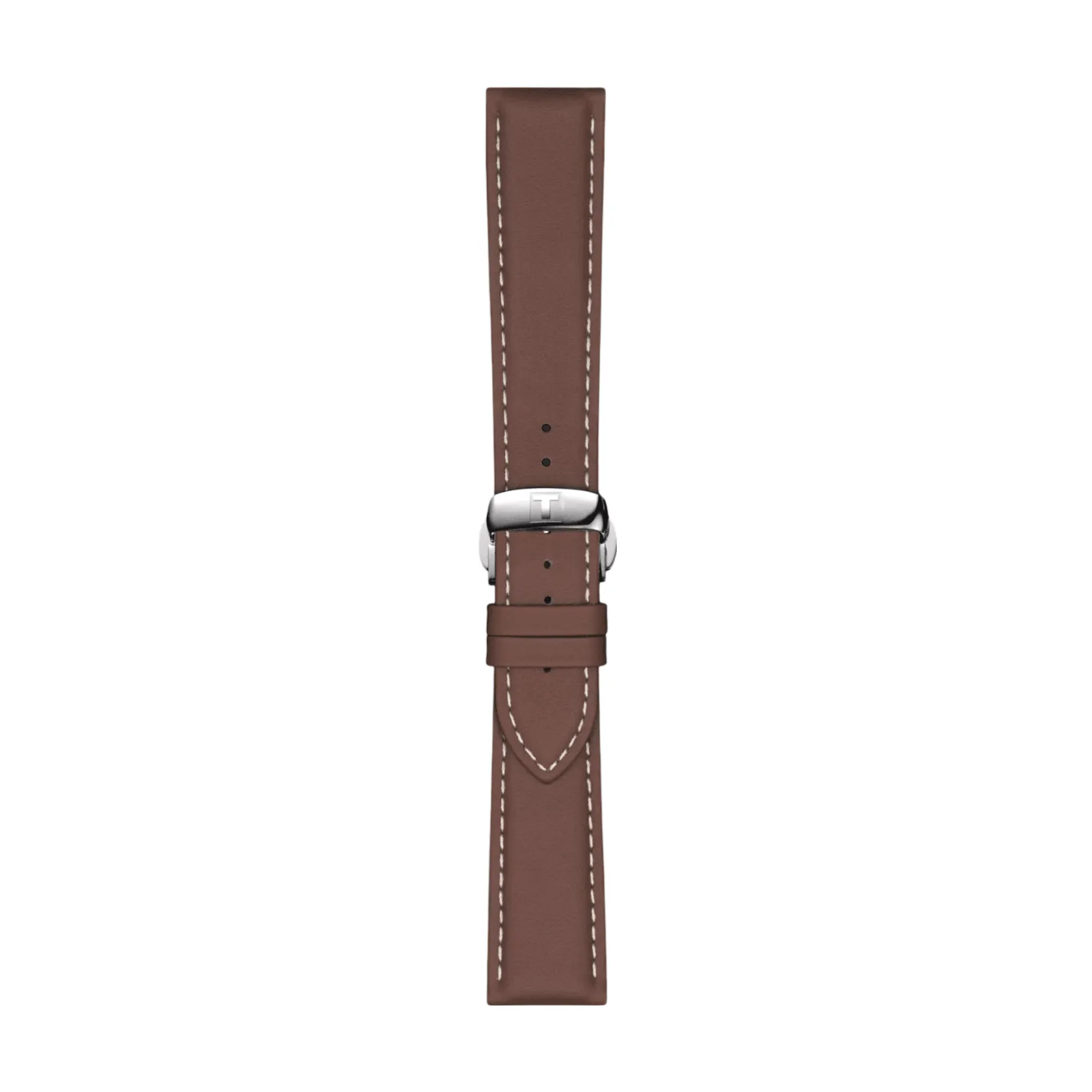 Tissot Official Brown Leather Strap Lugs 21 mm T852044597