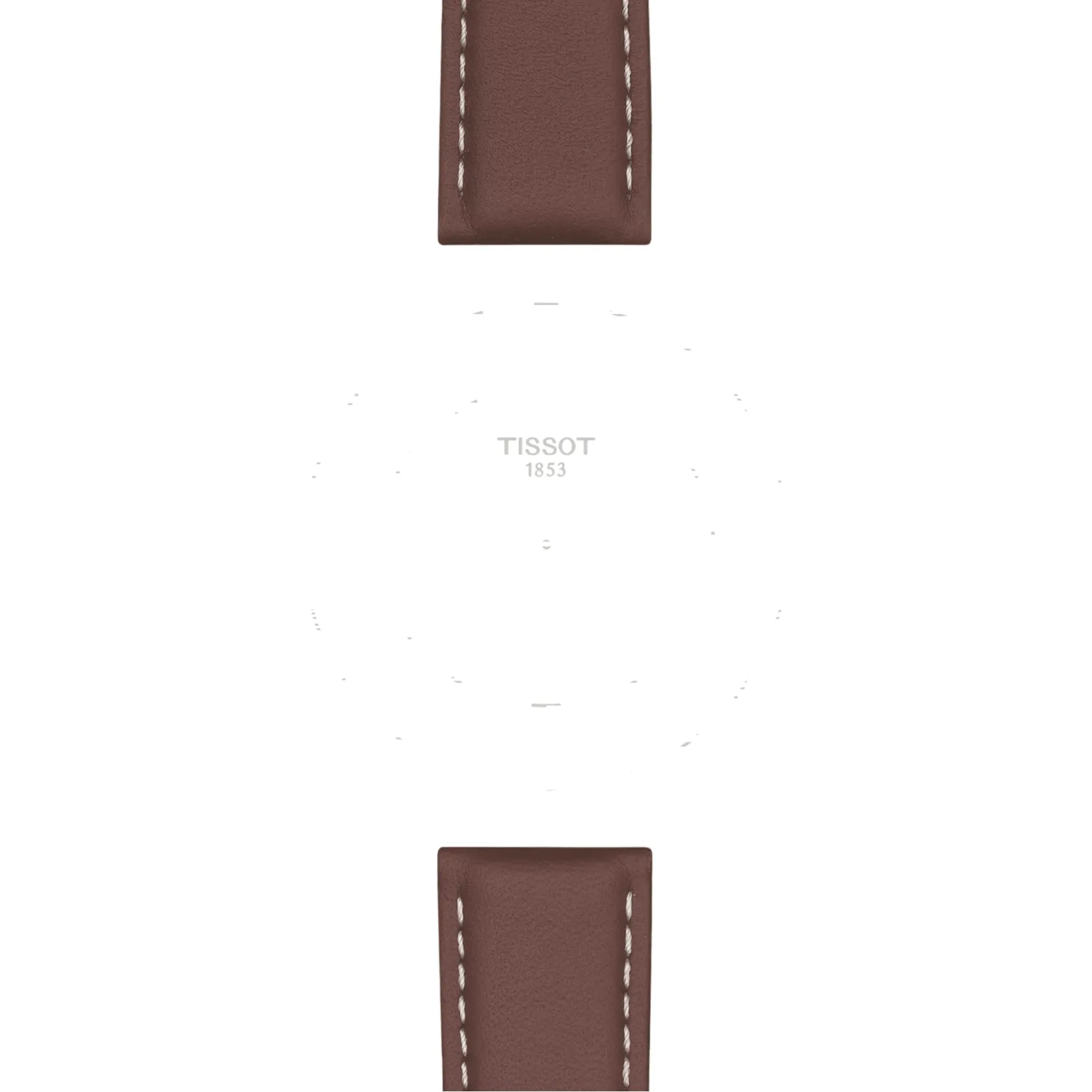 Tissot Official Brown Leather Strap Lugs 21 mm T852044597