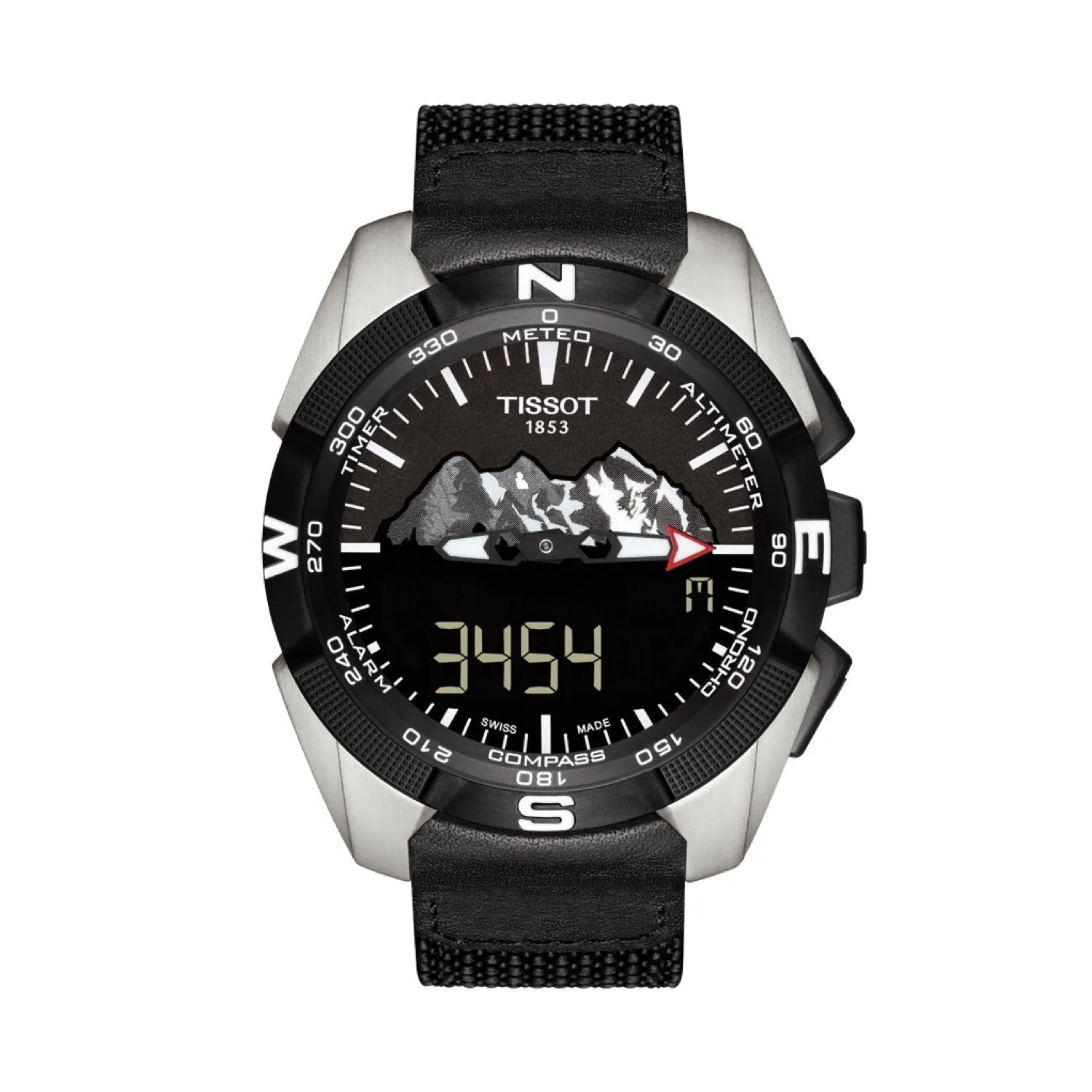 Tissot Strap T604037684 T-Touch Solar Black Leather Strap 22mm