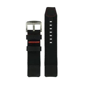 Tissot Strap T604037684 T-Touch Solar Black Leather Strap 22mm