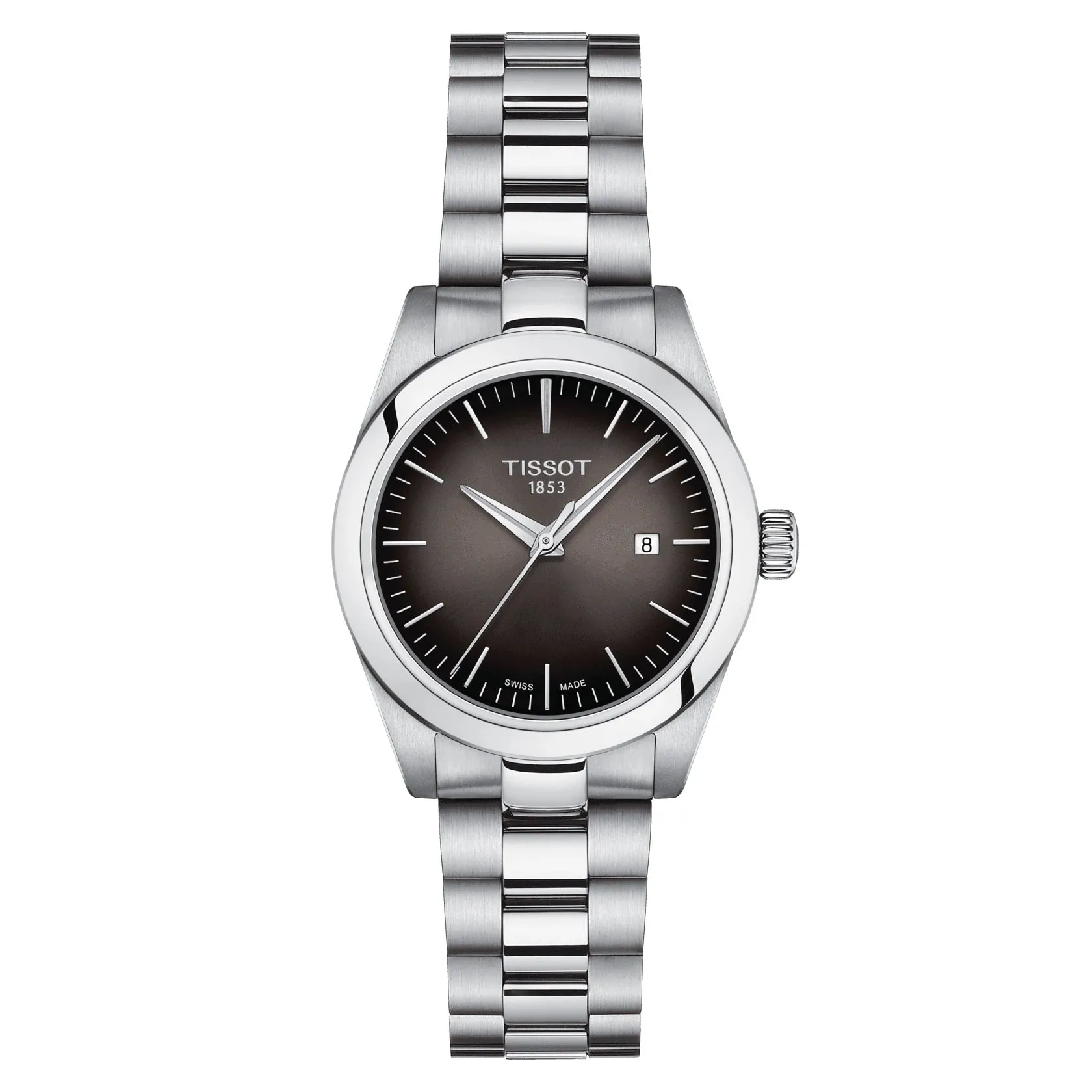 Tissot T-My Lady Stainless Steel Black Dial Watch