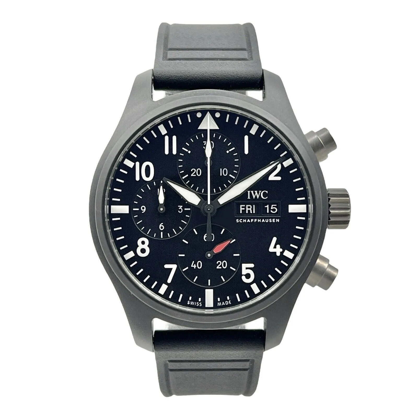 Top Flight Chronograph Top Gun Ceramic Automatic 41mm IW389401 - Box & Papers