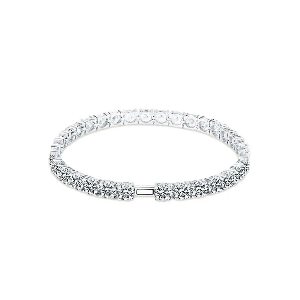 Trendy Hip Hop Tennis Bracelet Men and Women