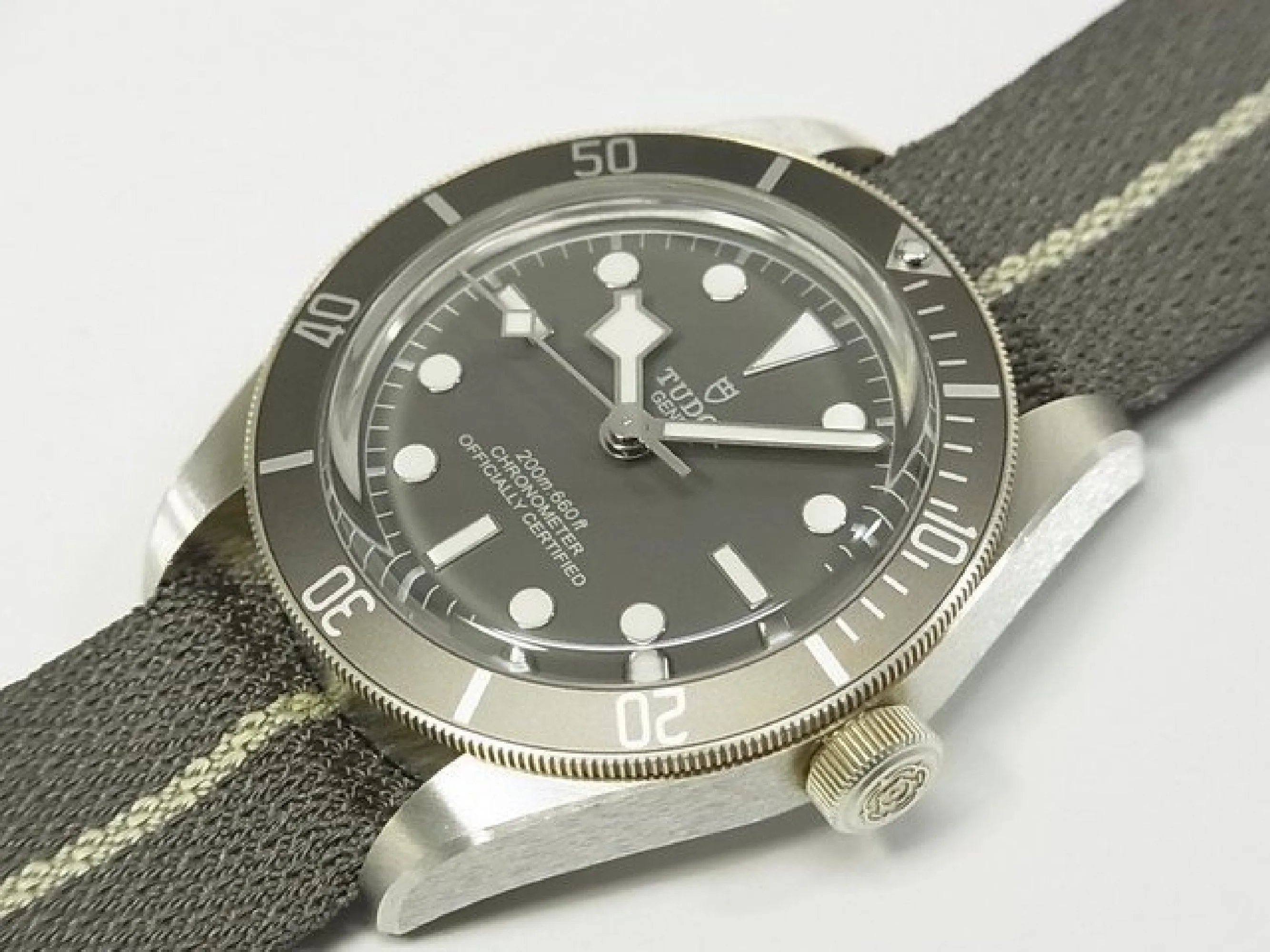 TUDOR Black Bay Fifty-Eight 925 fabric strap 79010SG leather strap Mens 184790700