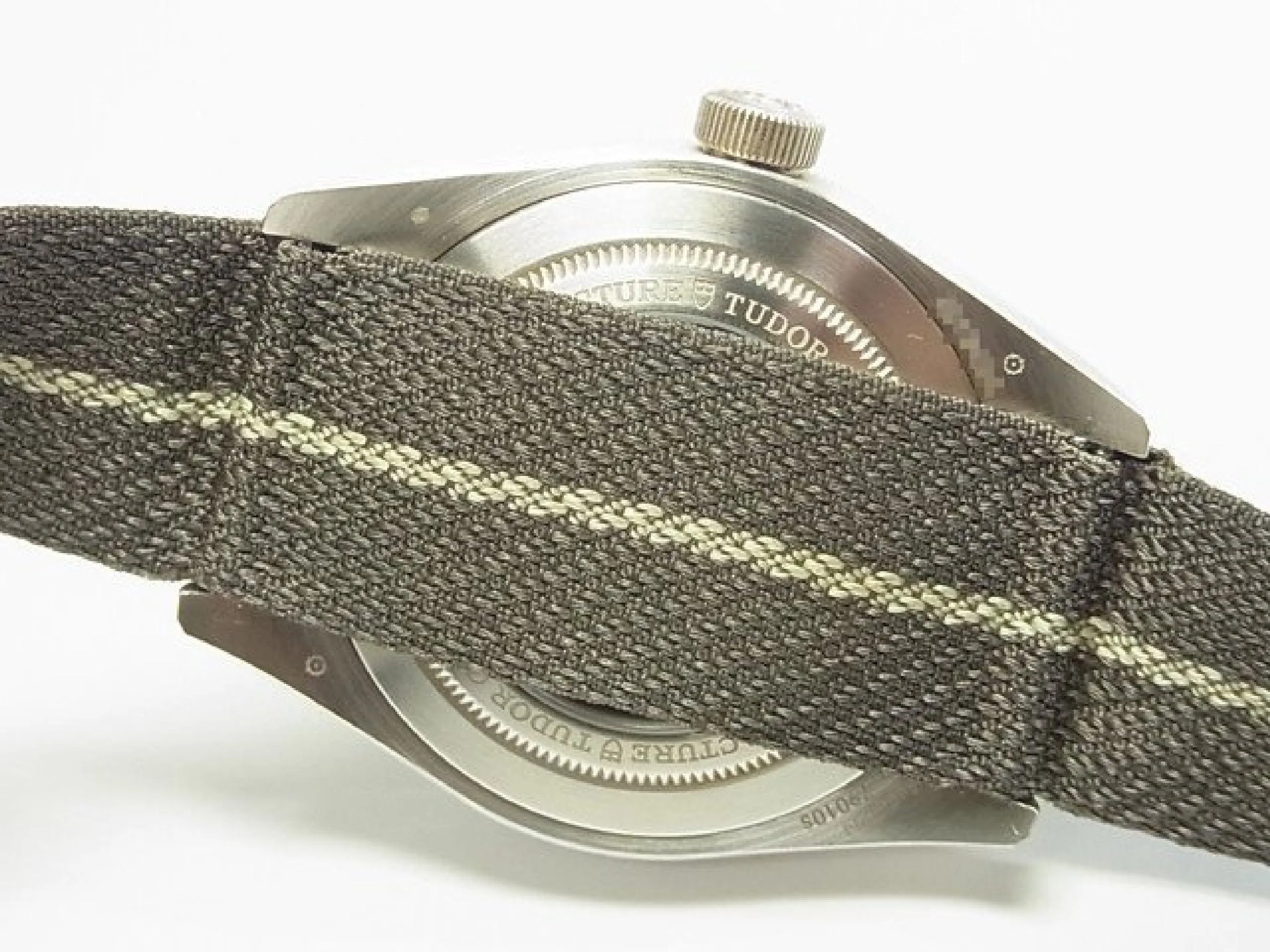 TUDOR Black Bay Fifty-Eight 925 fabric strap 79010SG leather strap Mens 184790700