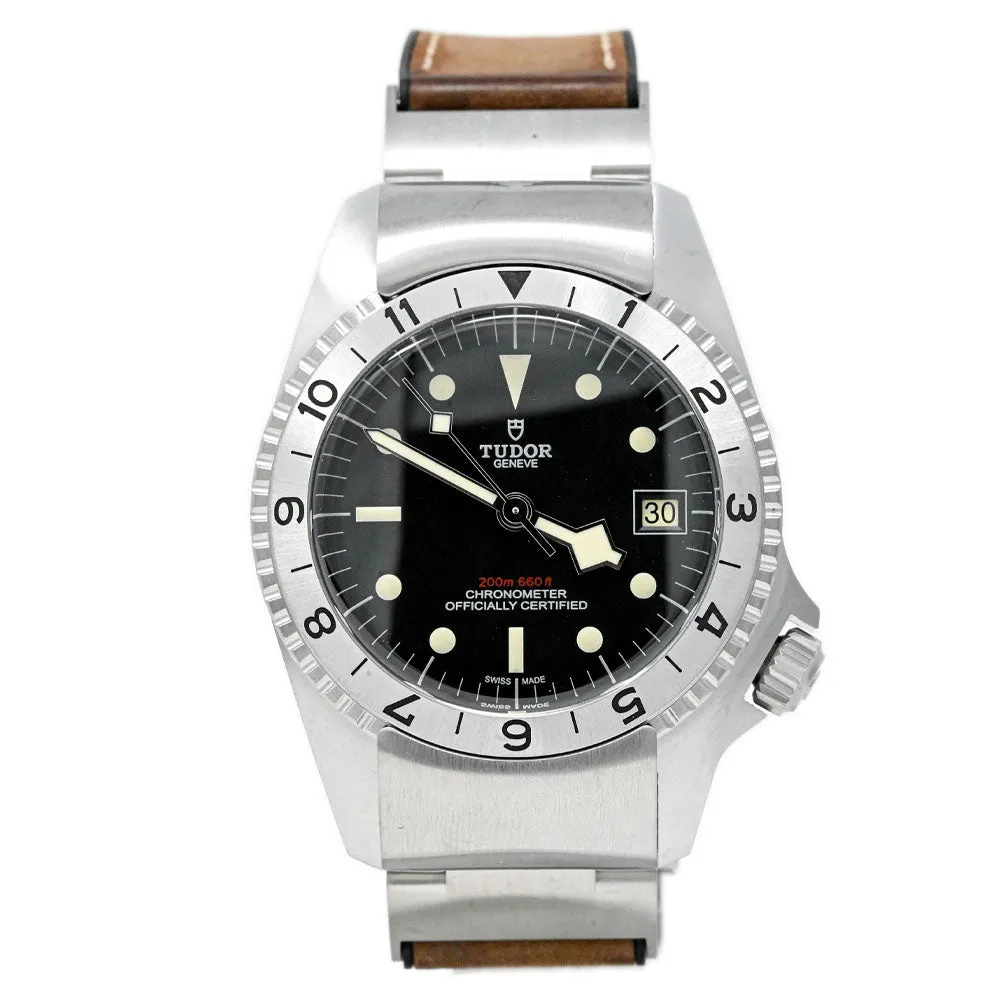 Tudor Men's Black Bay P01 Stainless Steel 42 Black Dot Dial Watch Reference #: M70150