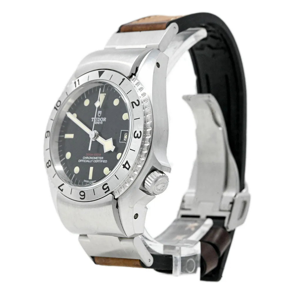 Tudor Men's Black Bay P01 Stainless Steel 42 Black Dot Dial Watch Reference #: M70150