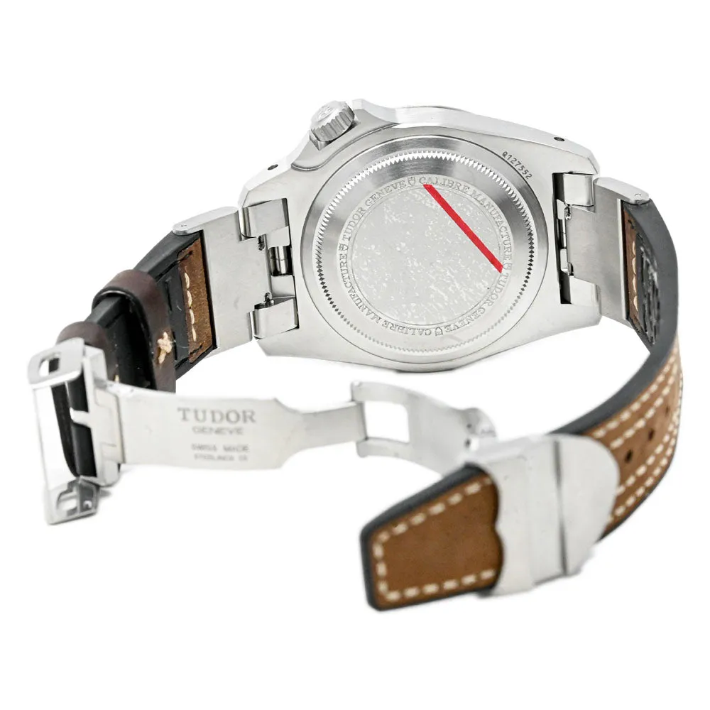 Tudor Men's Black Bay P01 Stainless Steel 42 Black Dot Dial Watch Reference #: M70150