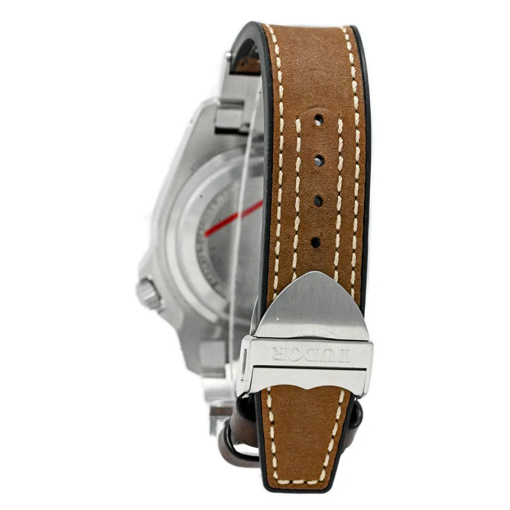 Tudor Men's Black Bay P01 Stainless Steel 42 Black Dot Dial Watch Reference #: M70150
