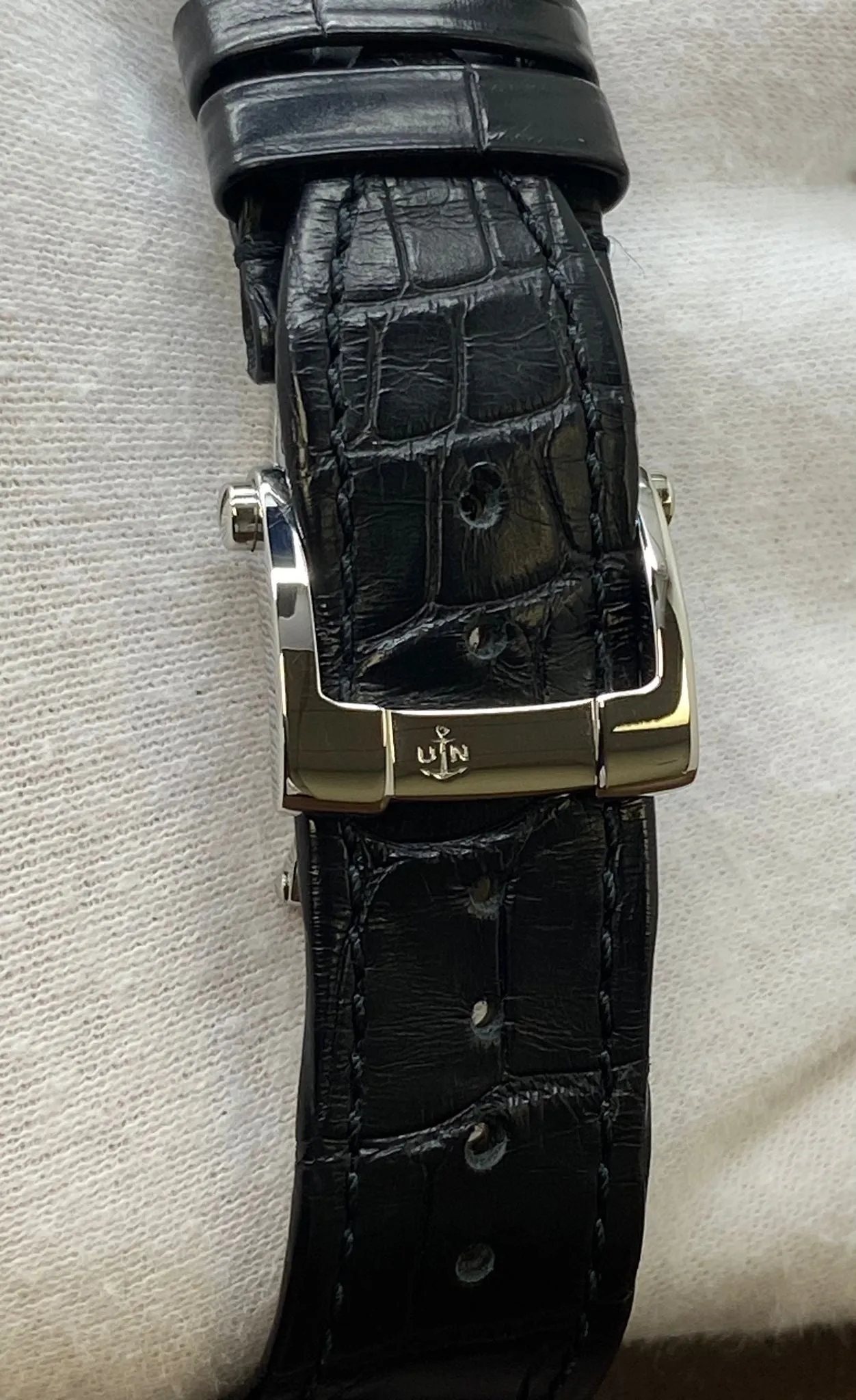 Ulysse Nardin Marine Chronograph 1503-150 Black Dial Automatic Men's Watch