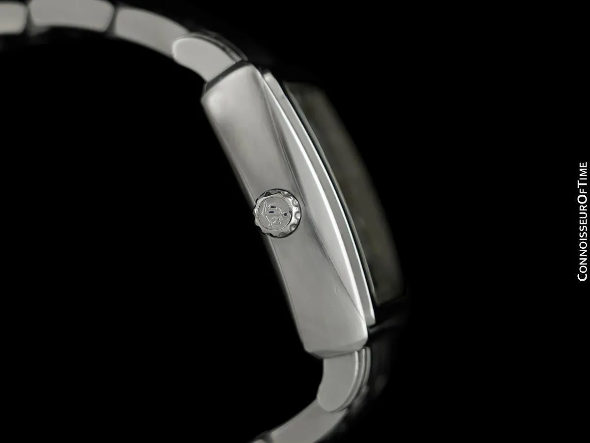 Ulysse Nardin Quadrato Large Dual Time Mens Stainless Steel Watch - 243-92