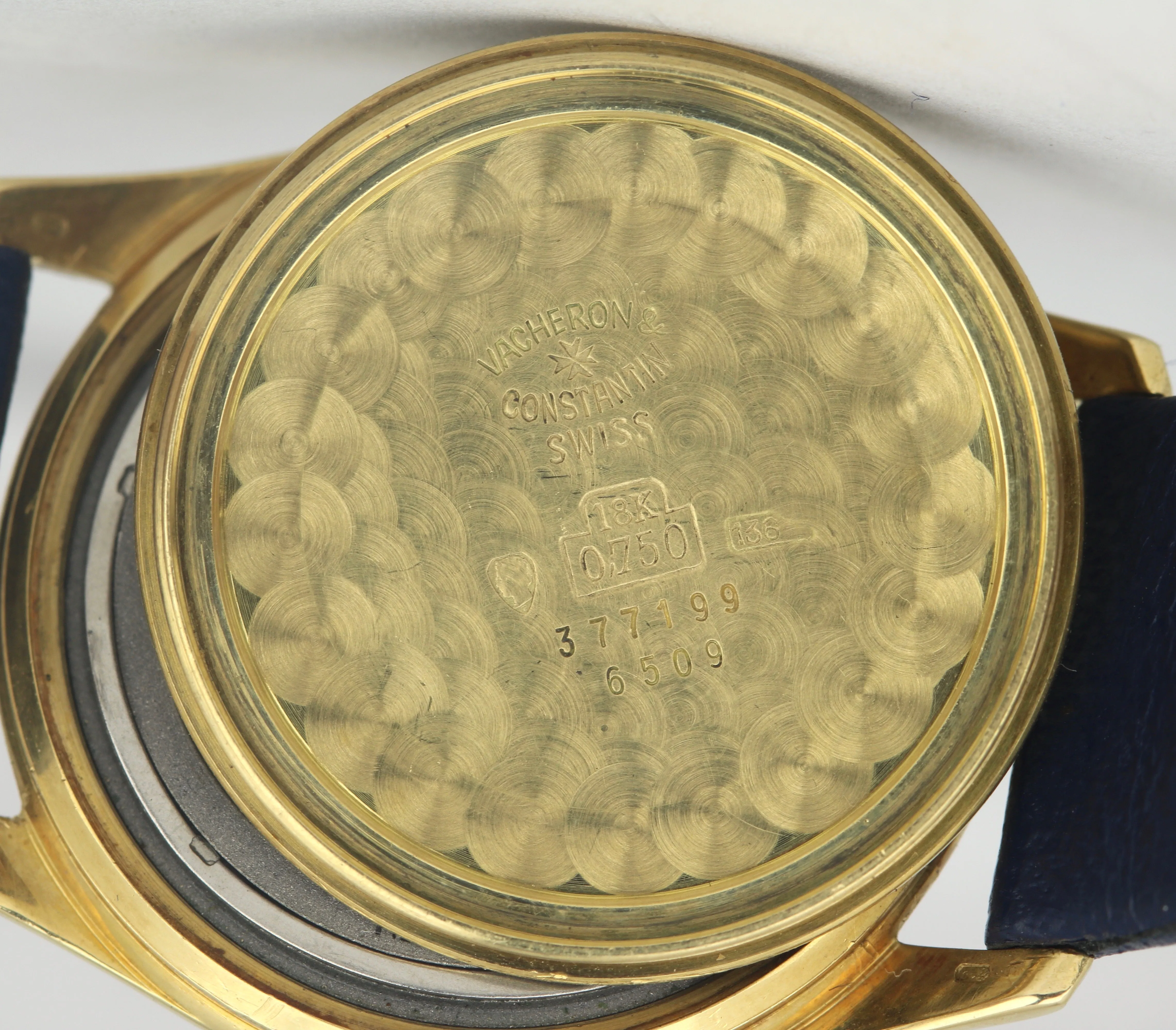 Vacheron Constantin Dress 18K Yellow Gold 33mm 6509 Silver Round Watch Cal. 1002