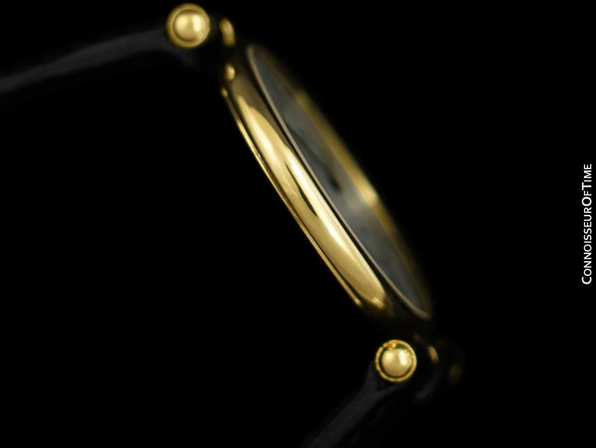Van Cleef & Arpels VCA (likely by Piaget) La Collection Mens Midsize Unisex Watch - 18K Gold