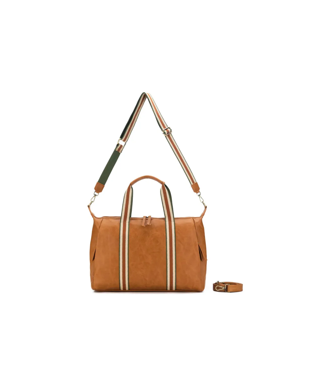 Vegan Leather Overnight Bag