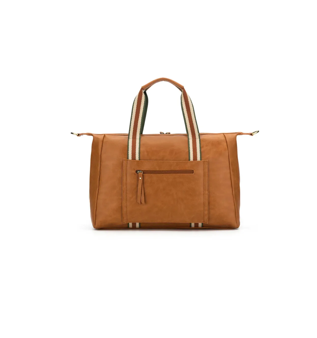 Vegan Leather Overnight Bag