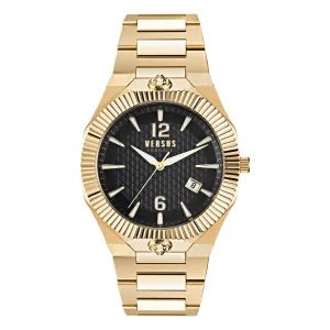 Versus Echo Park Men Black And Silver Watch