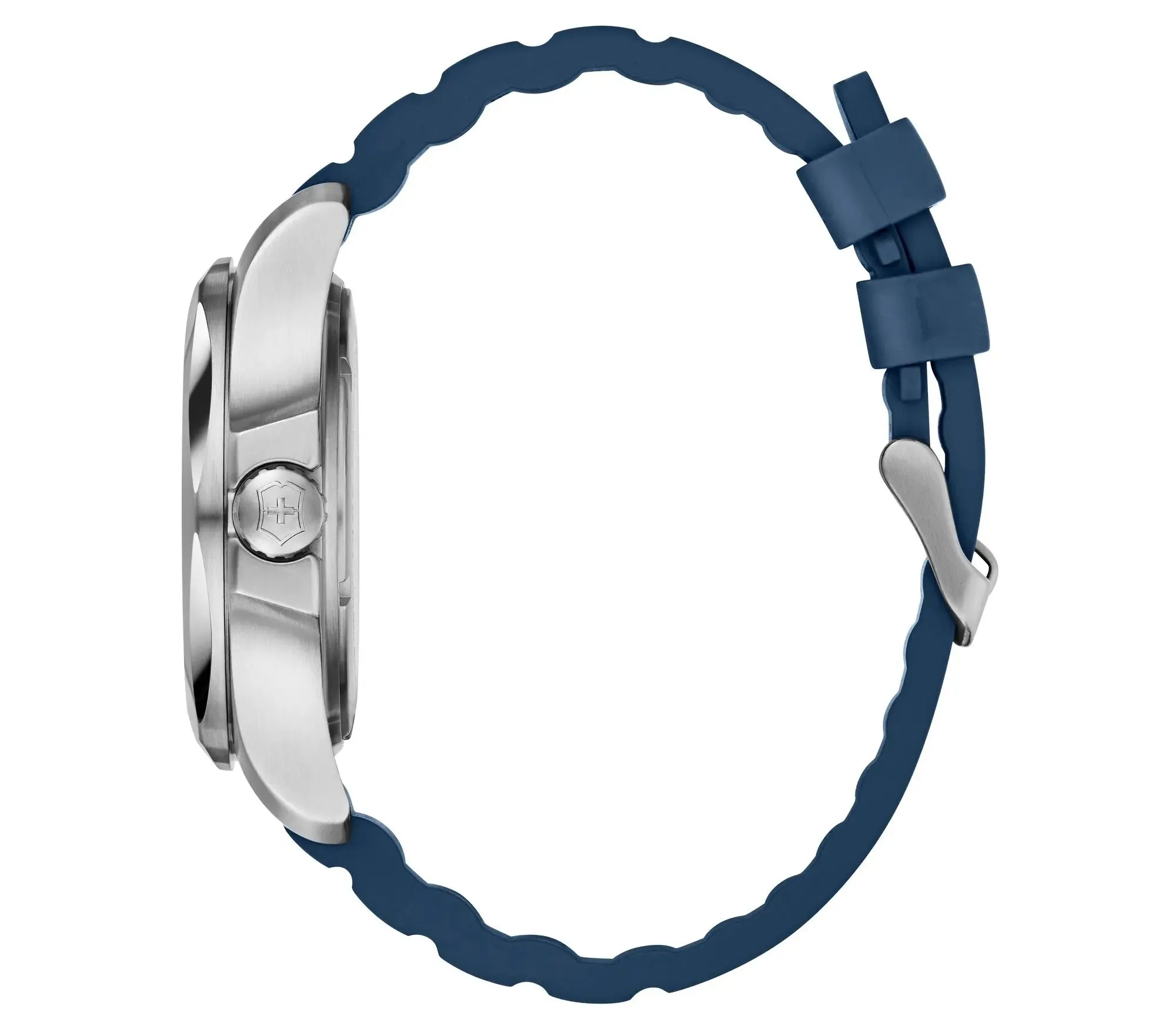 Victorinox I.N.O.X. Blue Dial Blue Rubber Strap Men's Watch