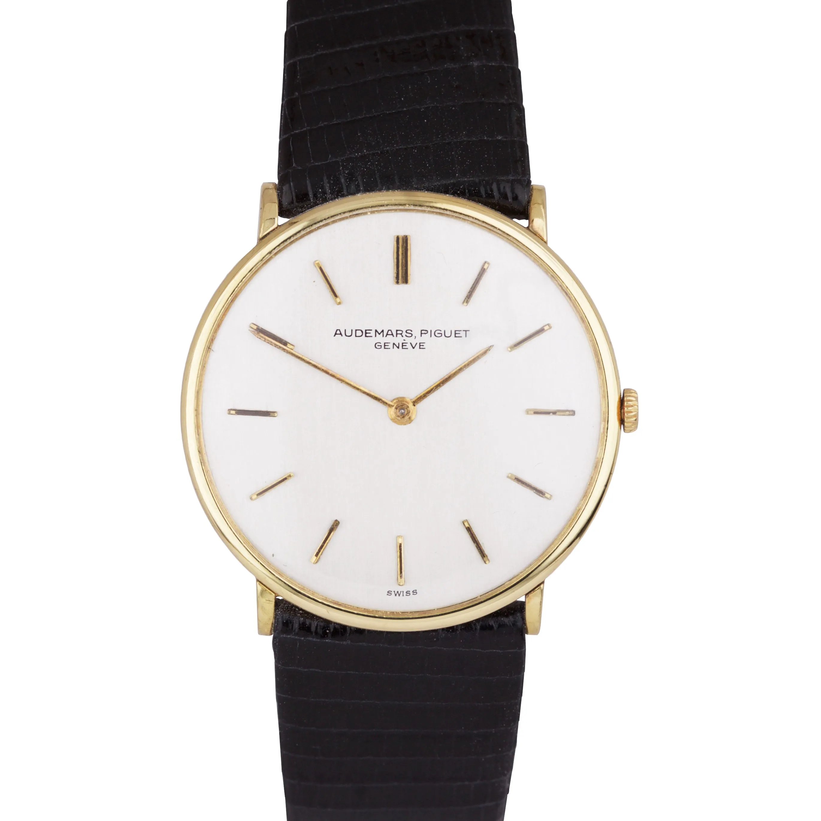VIntage Audemars Piguet 18K Yellow Gold 31mm ULTRA THIN Mechanical Dress Watch