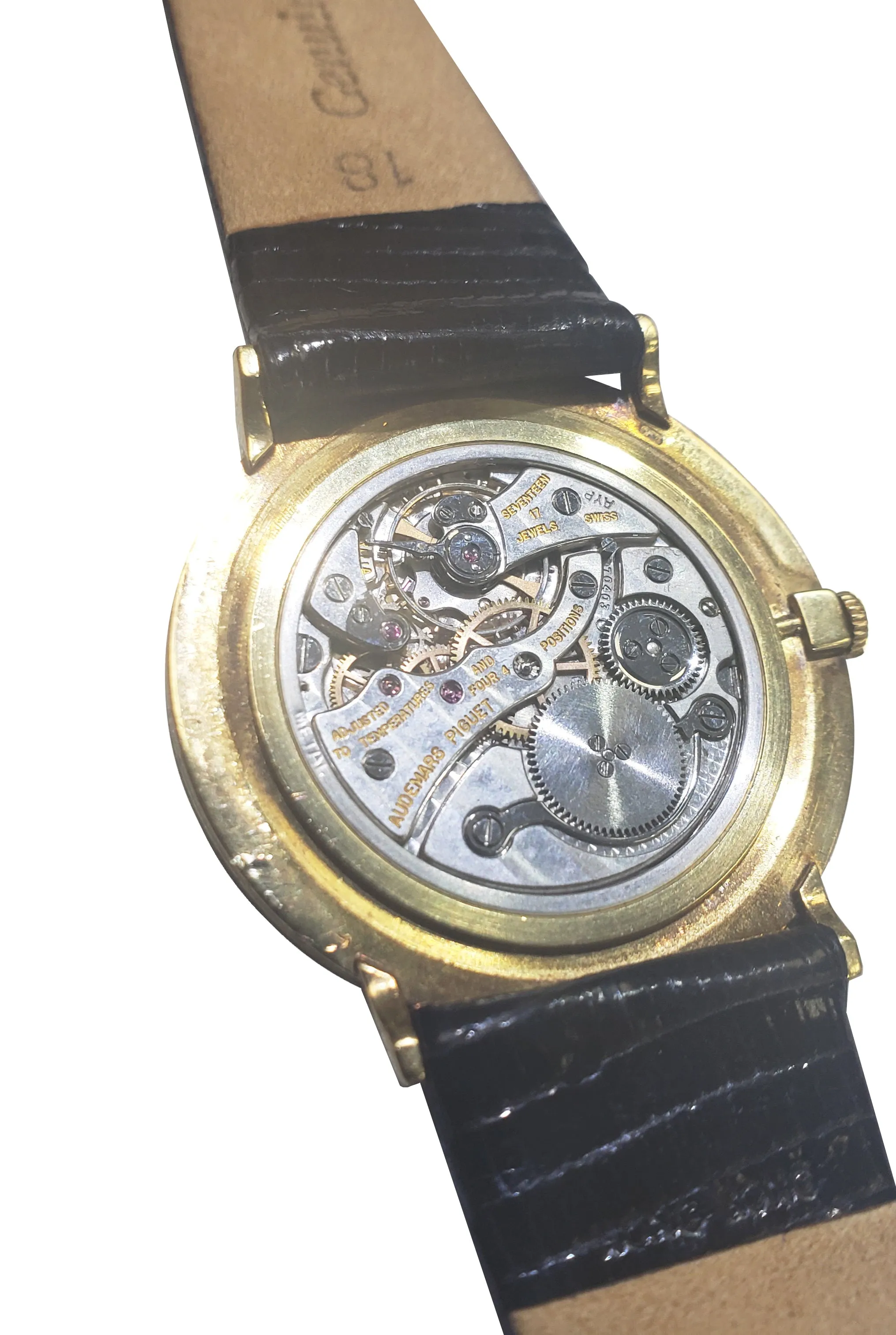 VIntage Audemars Piguet 18K Yellow Gold 31mm ULTRA THIN Mechanical Dress Watch