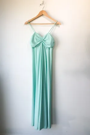 Vintage Mint Green Maxi Dress