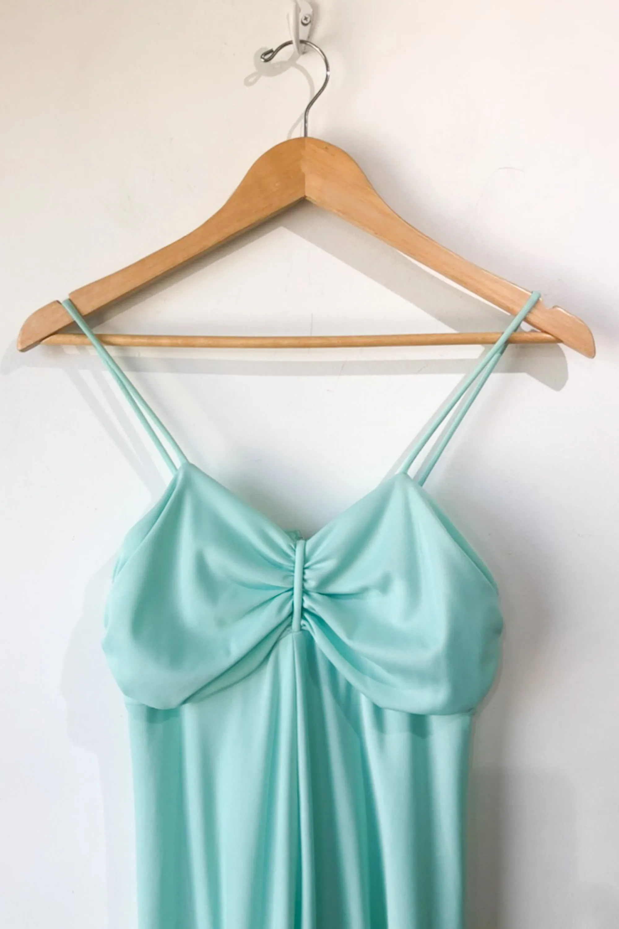 Vintage Mint Green Maxi Dress