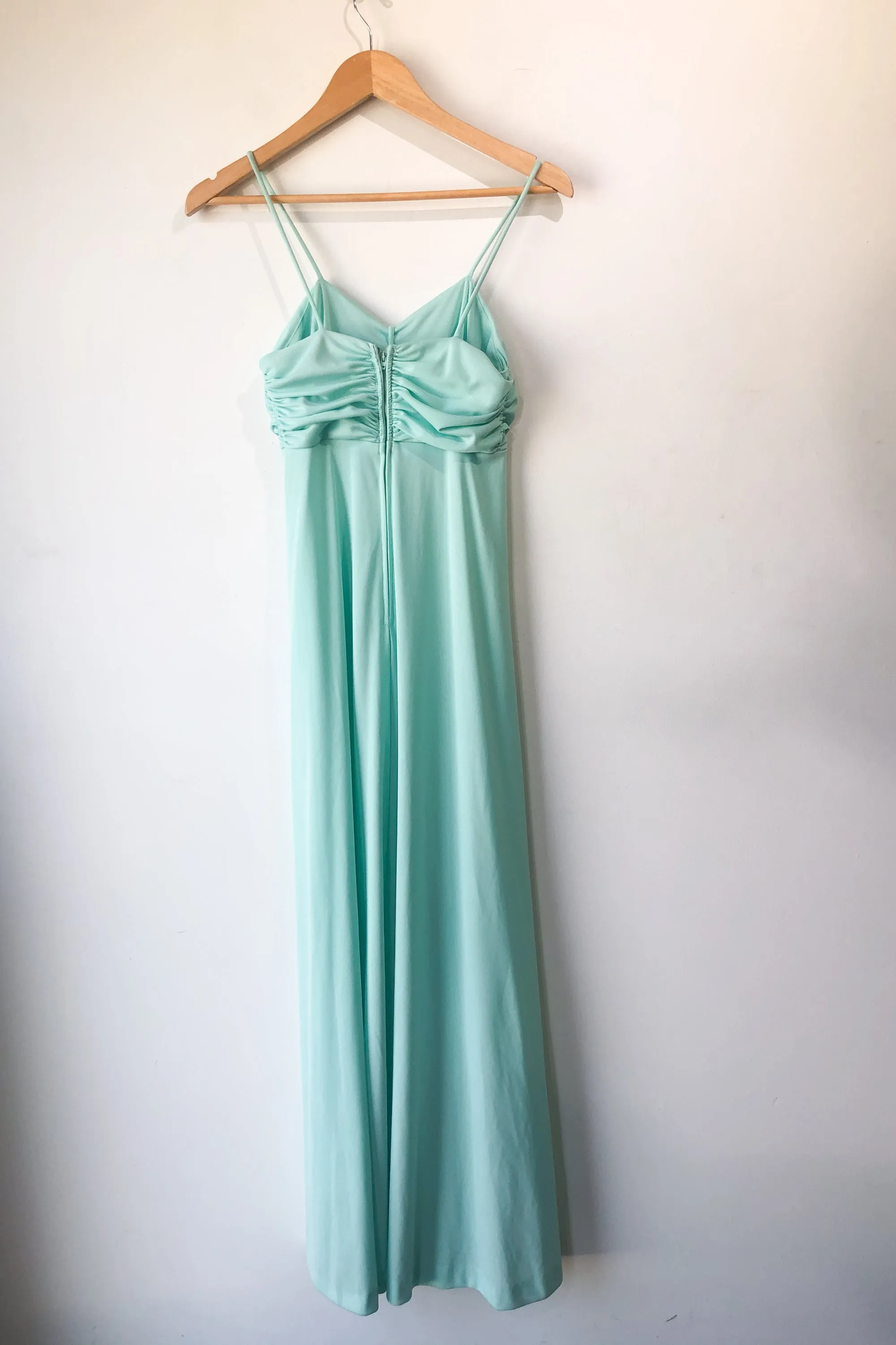 Vintage Mint Green Maxi Dress