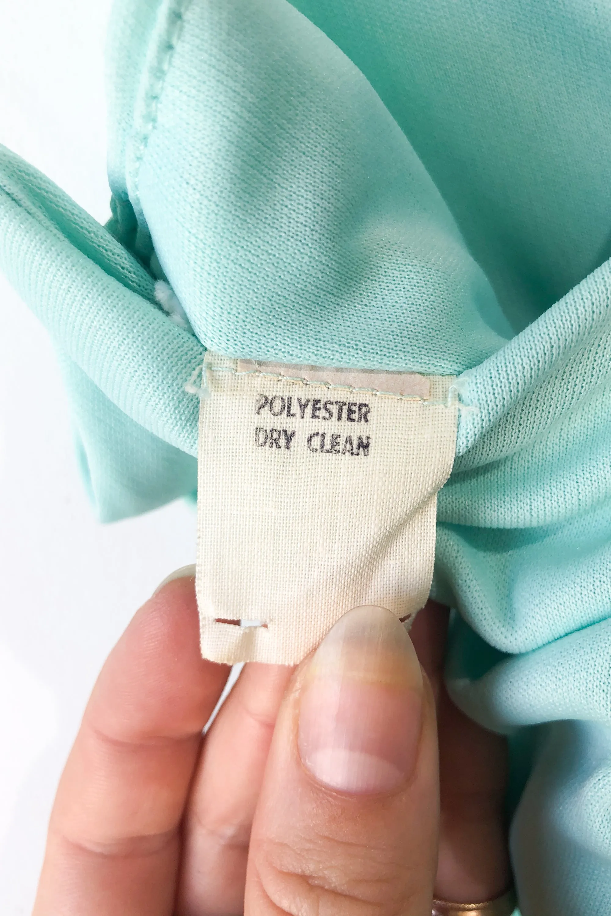 Vintage Mint Green Maxi Dress