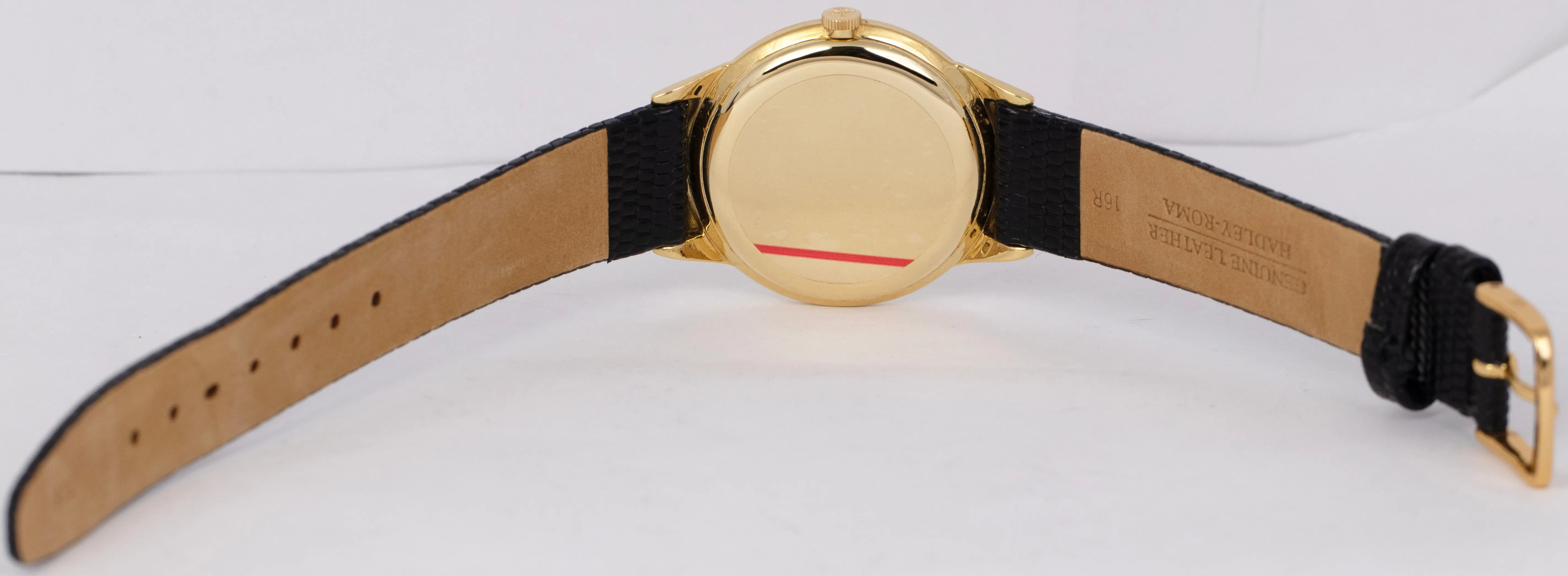 VINTAGE Patek Philippe Calatrava 33mm Silver 'Hooded Lugs' 18K Yellow Gold 2568