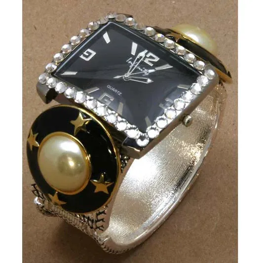 Watch Bracelet Pearl & Stars