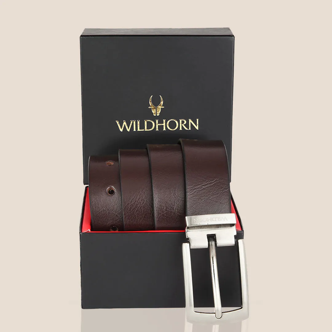 WILDHORN Formal Leather Belt for Men